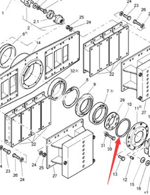 BOMAG V-Ring Part Number 06235380