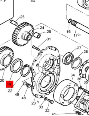 BOMAG sealing ring part number 58010522