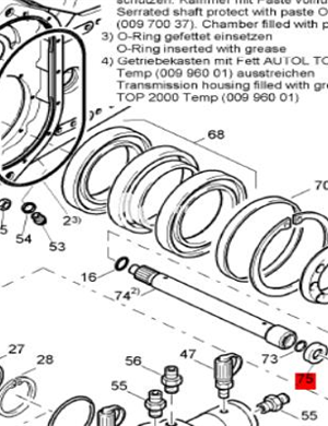 BOMAG gasket part number 58010921