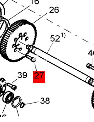 BOMAG hex bolt part number 07231019 