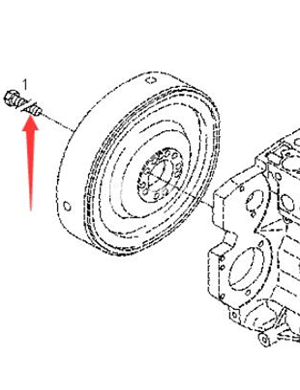 BOMAG flywheel bolt part number 05716254