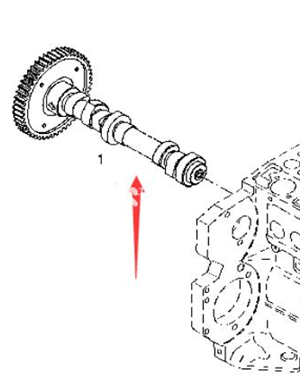 BOMAG Camshaft Assembly Part Number 08821182