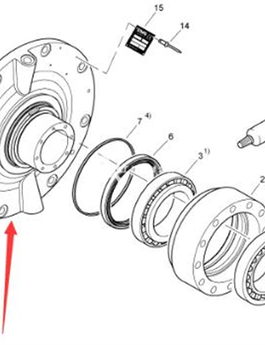 BOMAG new vibration flange part number 92020558