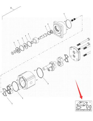 BOMAG Fan Motor Repair Kit Part Number 05810502 