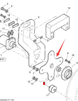 BOMAG walking motor plunger part number 05818342