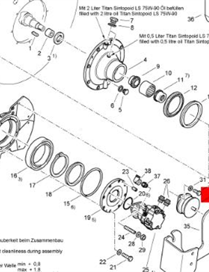 BOMAG shock absorber block part number 06129902