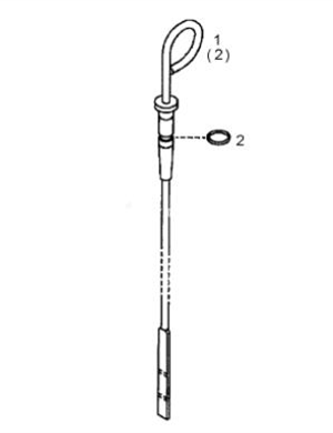 BOMAG oil dipstick part number 05713031 