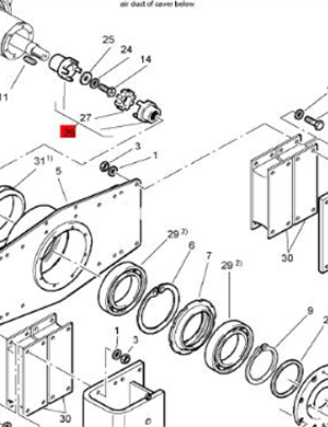 BOMAG Vibration Coupling Assembly Part Number 05615052 