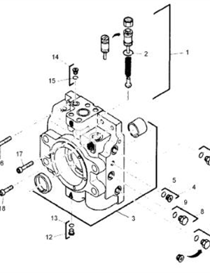 BOMAG vibration pump part number 05810121