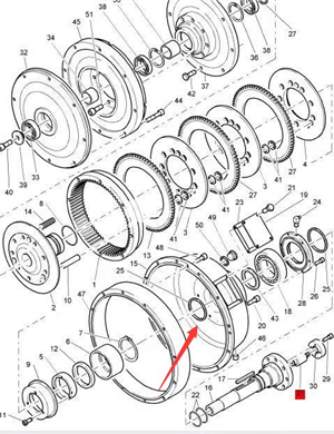 BOMAG sealing ring part number 05900522