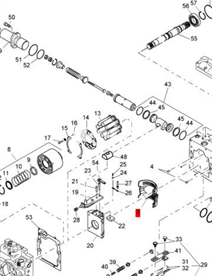 BOMAG inclined plate bearing part number 05817388