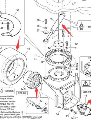 BOMAG front solid tire part number 88210272