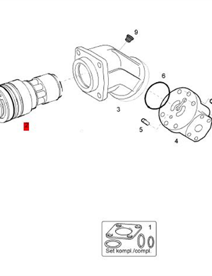 BOMAG vibration motor part number 05802587 