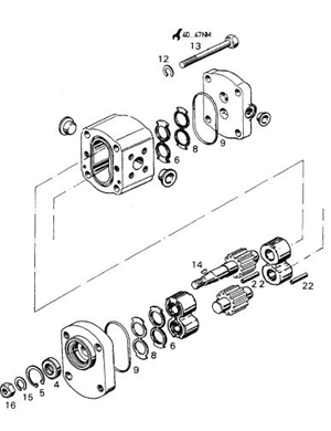 BOMAG vibration motor part number 05813067