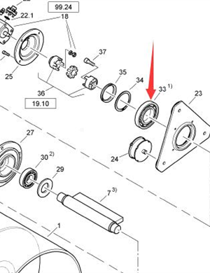 BOMAG vibration bearing part number 05117017