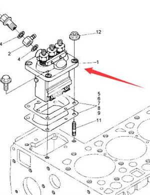 BOMAG high-pressure oil pump part number 05741854