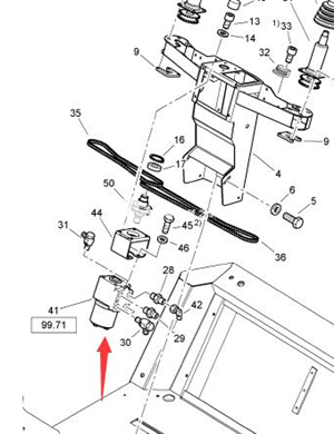 BOMAG steering gear part number 05902308