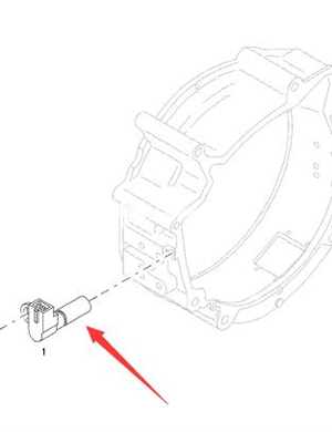 BOMAG crankshaft speed sensor part number 05714067