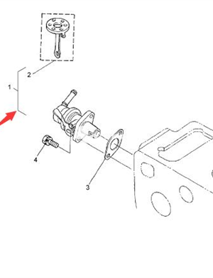 BOMAG oil pump part number 05741079 