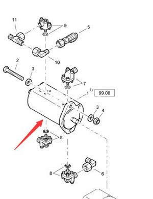 BOMAG dual gear pump part number 05813174