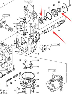  BOMAG vibration pump part number 05817018 