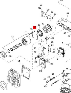  BOMAG gear sleeve part number 05817401 