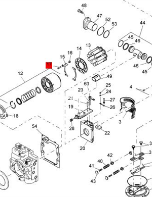 BOMAG hexagon bolt part number 05817506 