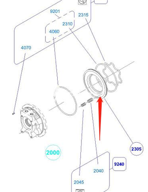  BOMAG brake piston part number 1018800201