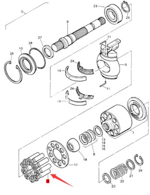  BOMAG plunger part number 05801849