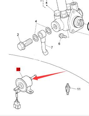  BOMAG electronic diesel pump part number 46330155 