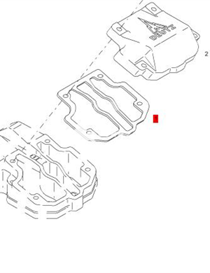 BOMAG valve cover gasket part number 05713429 