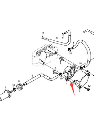 BOMAG gasoline pump part number 05748849 