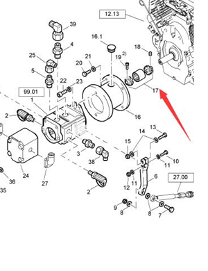 BOMAG flywheel coupling part number: 05614011