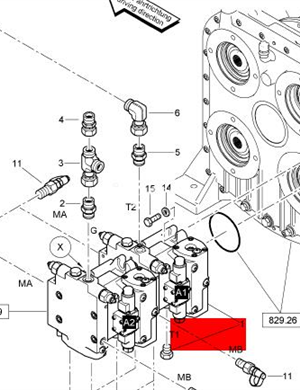  BOMAG dual plunger pump part number 05802629