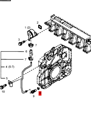 BOMAG sealing ring part number 09331198