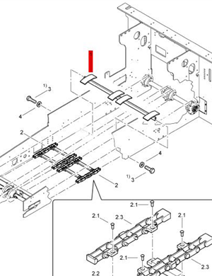 BOMAG Chain Plate Part Number 83720085