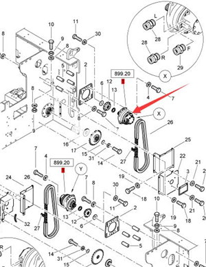 BOMAG Scraper Motor Part Number 05818739 