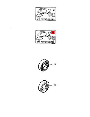  BOMAG engine overhaul kit part number 05715219 