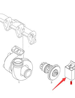 BOMAG turbocharger repair kit part number 05716239