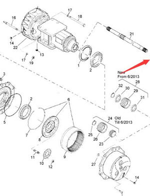  BOMAG Half Shaft Oil Seal Part Number 05586426 