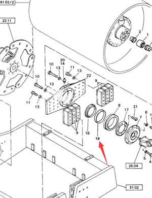 BOMAG spacer part number 05337320