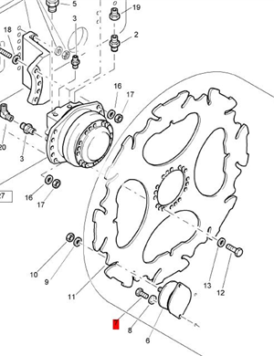  BOMAG intercooler outlet pipe 58190424