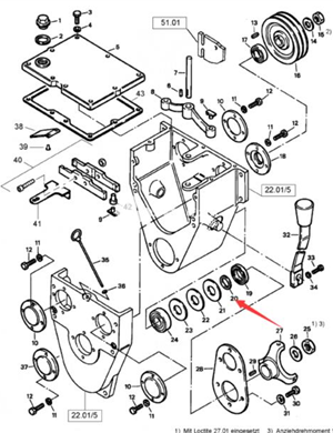 BOMAG sealing ring part number 06222048 