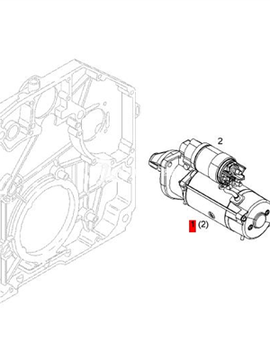 BOMAG starter part number 08821095