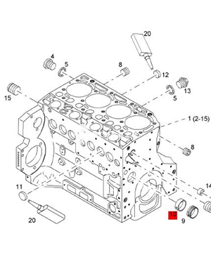 BOMAG camshaft bushing part number 05713534 