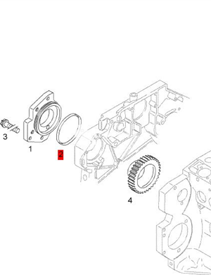 BOMAG connector sealing ring part number 05719537 