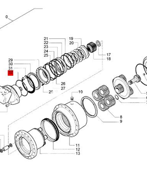 BOMAG O-ring part number 05902306 