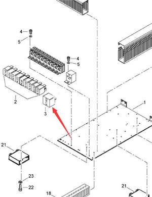 BOMAG relay part number 05767868