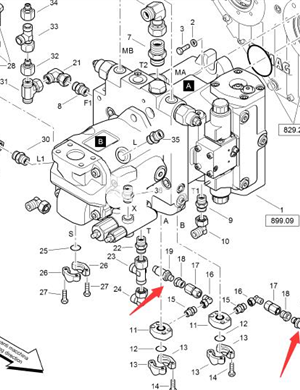 BOMAG pressure sensor part number 05794336 