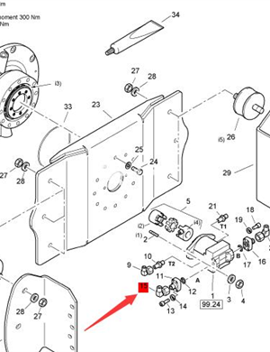  BOMAG vibration motor connector part number 05542137